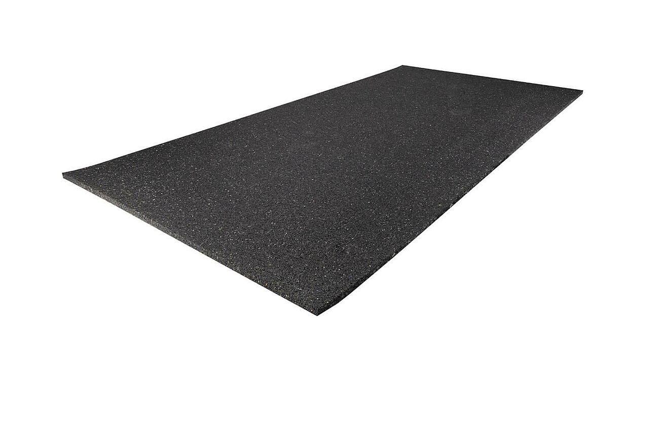 REGUPOL solar standard – Protection Mat for Solar PV & Roofing Systems Black protection mat “REGUPOL solar standard” on a white background